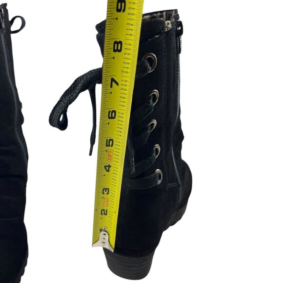 FLY London Yada Black Suede Mid-Calf Boot Size Euro 42 FLAW - Picture 9 of 15